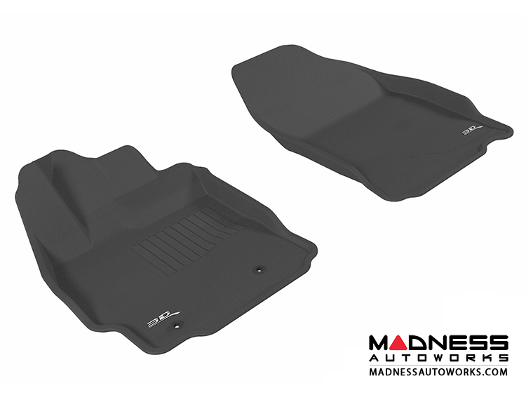 Scion TC Floor Mats (Set of 2) - Front - Black by 3D MAXpider
